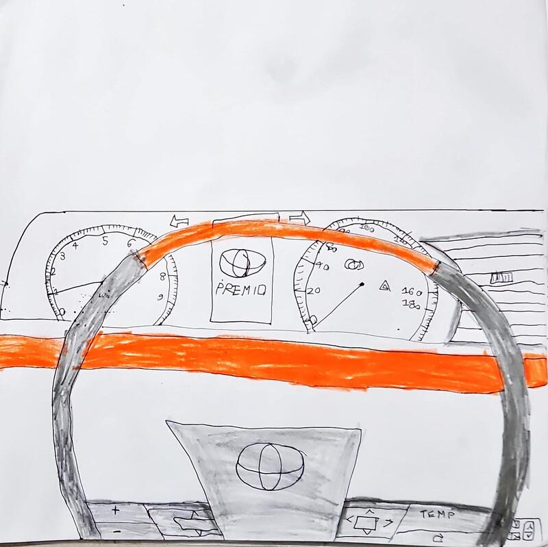 Toyota Premio Steering and Dashboard View