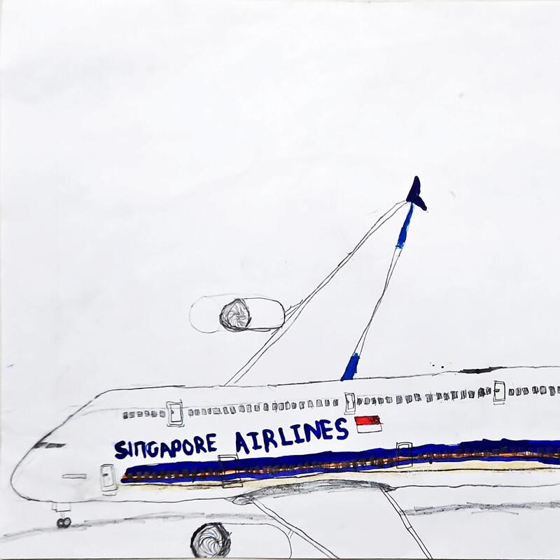 Singapore Airlines Airbus A380 - Just Landed